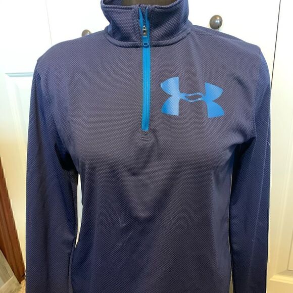 Youth XL Blue Under Armour Pullover - Picture 1 of 5